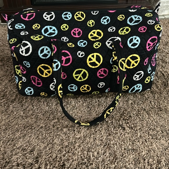 Handbags - Peace ☮️ sign tote bag 20” long by 11 1/2” wide. Great for weekend getaways